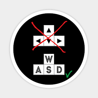 No arrow keys Yes WASD Magnet